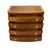 1980s Baker Furniture Georgian Inlaid Banded Mahogany Bowfront Bachelor Chest of Drawers For Sale - Image 9 of 17