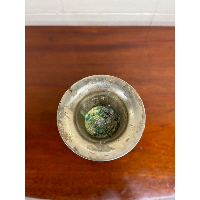 Traditional Vintage 15 Inch Candlestick Holder For Sale - Image 3 of 7