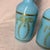 Farmhouse Vintage French Portieux Vallerysthal Blue Opaline Glass Vanity Bottles - Pair For Sale - Image 3 of 6