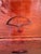 Red Vintage Chinese Carved Rosewood Dresser With Freestanding Floor Mirror – 2 Pieces For Sale - Image 8 of 18
