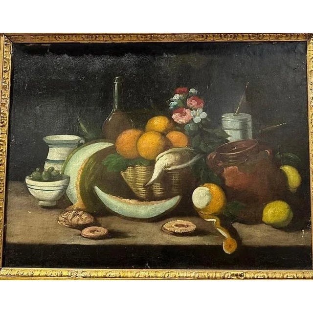 Spanish School Artist, Still Life, 17th Century, Oil on Canvas, Framed For Sale - Image 7 of 7