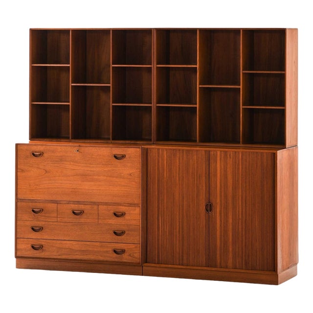Bookcase in Teak attributed to Peter Hvidt & Orla Mølgaard-Nielsen, 1952 For Sale
