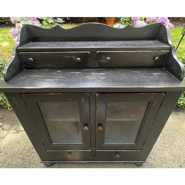 Broyhill Broyhill Attic Heirlooms Dining Chest in Black For Sale - Image 4 of 10