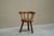 A sculptural three-legged provincial vernacular chair. France, late 19th to early 20th century. A rare and characterful...