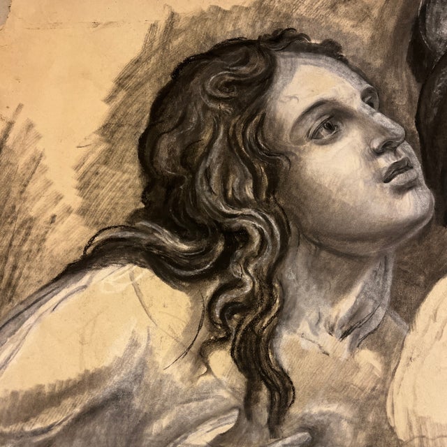 19th Century: A Figure of 2 Renaissance Figures- Sketching For Sale - Image 4 of 9