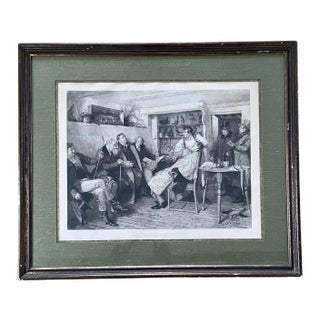 19th Century Etching by Dendy Sadler. For Sale