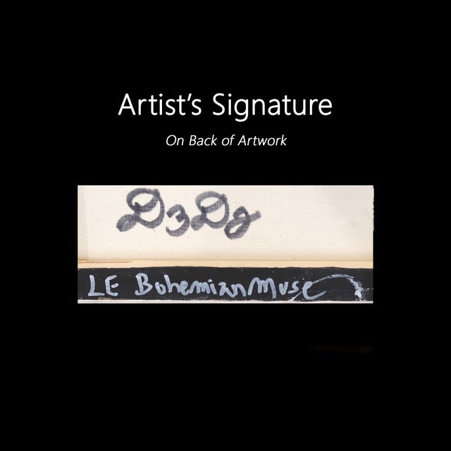 Apostatize - Textural Contemporary Abstract Minimalist Painting on Canvas Original Artwork by Le BohemianMuse For Sale - Image 9 of 9