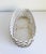 1950s Rare Italian Creamware Oval Ceramic Rope Basket For Sale - Image 13 of 14