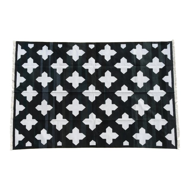Kajsa Rug, 6x9, Black For Sale