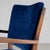 Blue Velvet Wooden Chairs, 1950s, Set of 2 For Sale - Image 10 of 18