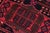 Textile Vintage Hand-Knotted Wool Runner Rug – 3.10 X 8.3 Red Tribal For Sale - Image 7 of 8