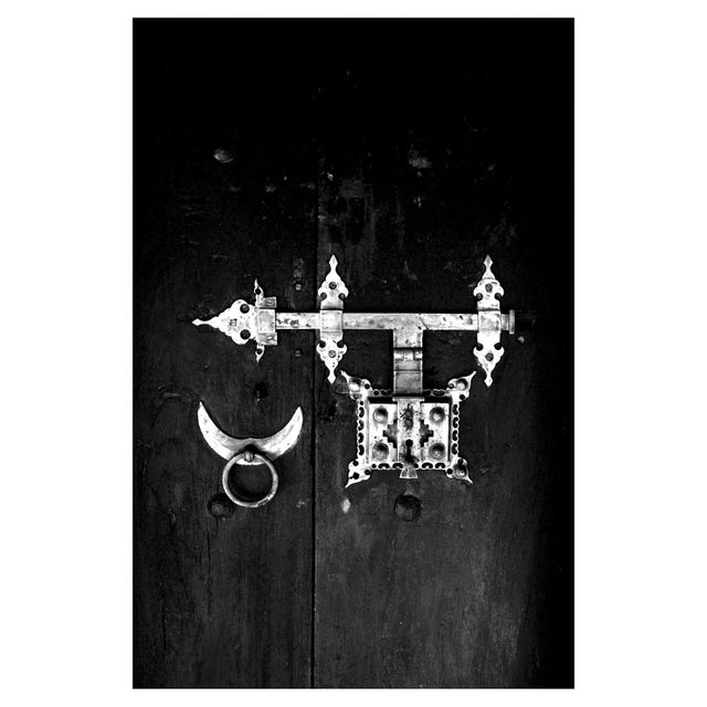 Black Antique Locks - Contemporary Black & White Gallery Wall of Photographs Installation | Unframed For Sale - Image 8 of 8