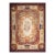 1840s Antique Beige Classic Floral European Aubusson Flatweave Wool Carpet Rug For Sale