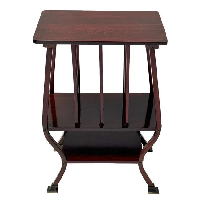 Vienna Secession Side Table by Gustav Siegel for Thonet, Austria, 1900s For Sale - Image 3 of 8