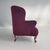 Italian Sofa in Purple-Ret Velvet and Wood, 1930s For Sale - Image 3 of 13