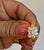 Modern 1.0 Carat, 7 Diamonds Traditional Men's Ring 14 Karat White Gold Ring Estate For Sale - Image 3 of 8