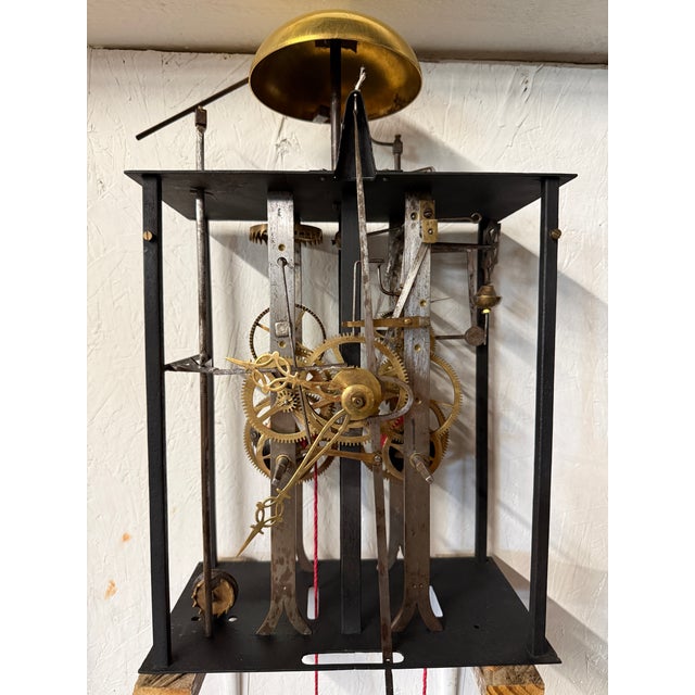 A Late 19th Century Morbier Works for a Tall Case Clock From Boivin at Chateauroux. For Sale - Image 12 of 13