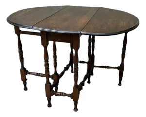 Antique Gate Leg Drop Leaf Table