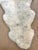Vintage Blue Tipped Sheep Skin Throw For Sale - Image 4 of 8