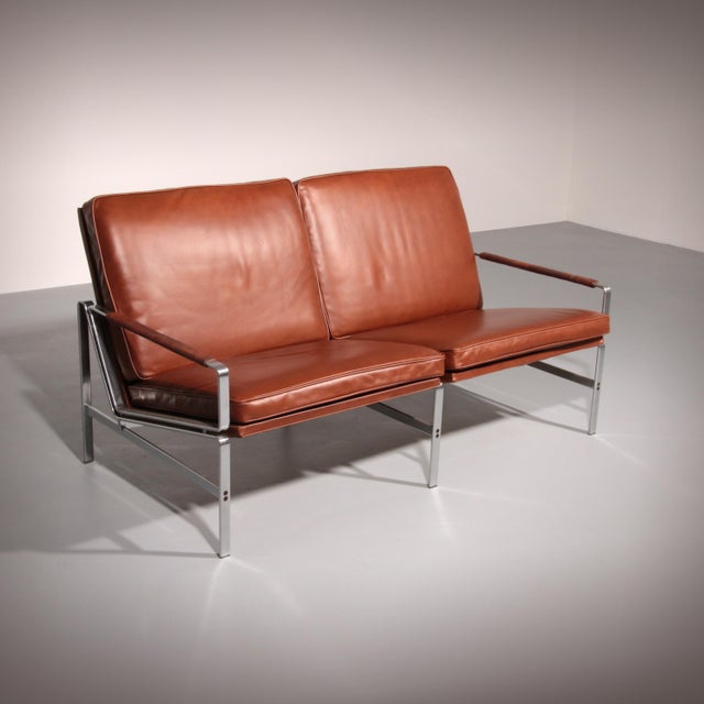 Kill International FK6720 Two-Seat Sofa by Fabricius & Kastholm for Kill International, 1960s For Sale - Image 4 of 13