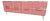 Glossy Pink Glass and Brass Sideboard from Justfurnituress SRL For Sale