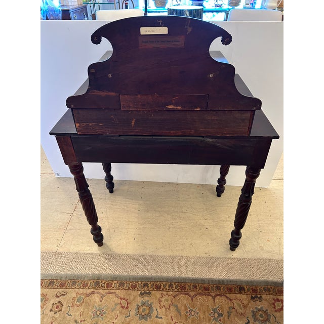 3 Tier Stepped Mahogany Dressing Table For Sale - Image 10 of 11