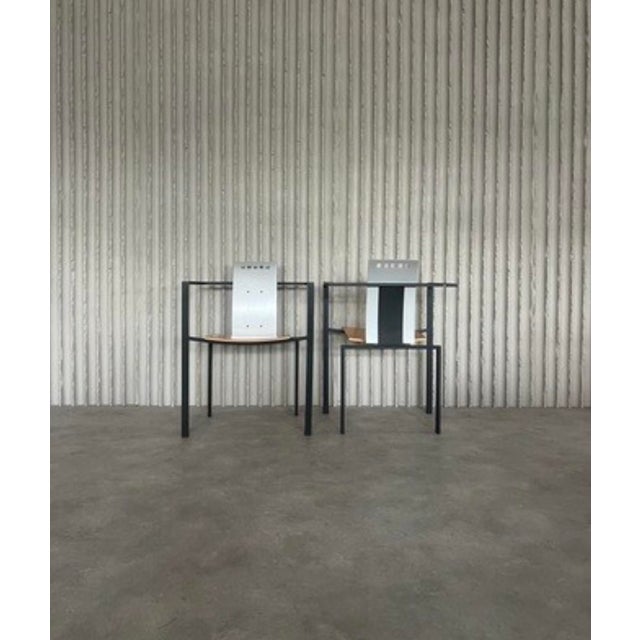 Mid-Century Modern Postmodern Armchairs by Karl Friedrich Förster for KFF, Germany, 1980s, Set of 4 For Sale - Image 3 of 7