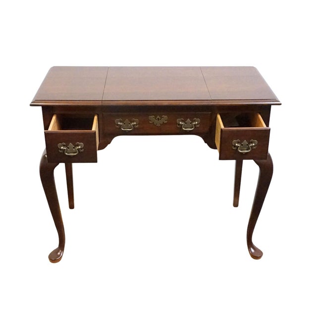 Wood Pennyslvania House Solid Cherry Traditional Style 38" Vanity With Lift Top Mirror For Sale - Image 7 of 14