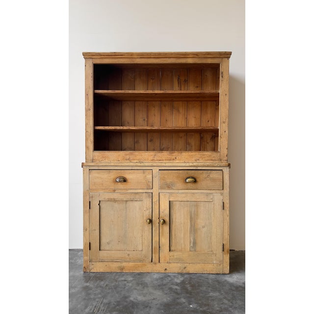 Antique Victorian Pine Hutch | Kitchen Dresser For Sale - Image 9 of 9