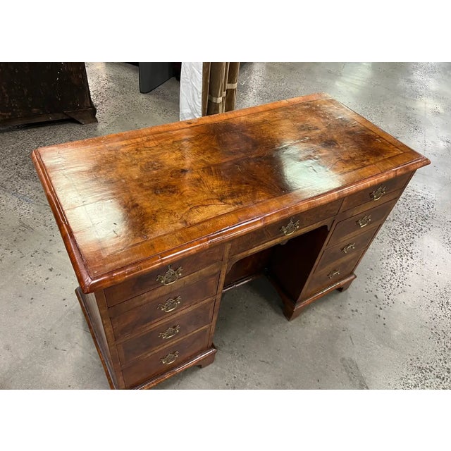 Traditional 19th Century Georgian Crossbanded Walnut Console For Sale - Image 3 of 7