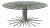 1950s Italian Fume' Glass Top Dining Table in the Manner Gastone Rinaldi For Sale