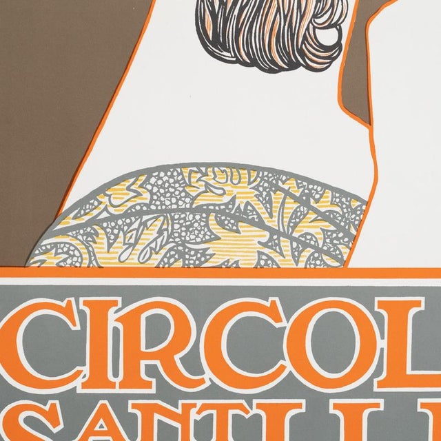 Paper Fourth Exhibition of the Círcol De Sant Lluch Poster, 1969 For Sale - Image 7 of 11