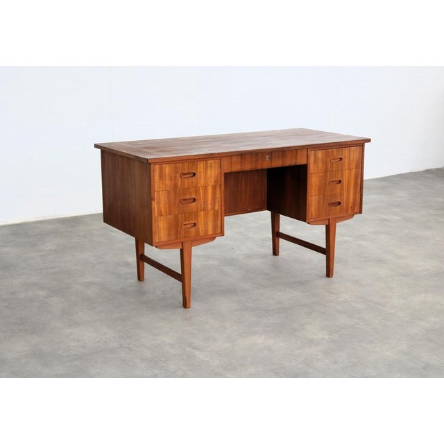 1960s Vintage Danish Desk in Teak, 1960s For Sale - Image 5 of 9