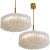 Glass & Brass Light Fixtures from Doria, Germany, 1960s, Set of 4 For Sale - Image 9 of 18