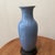 Vintage Chinese Blue Crackle Glaze Porcelain Baluster Vase on Wood Base For Sale - Image 12 of 12