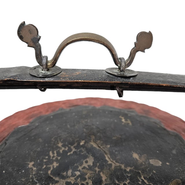 Chinese Red & Black Lacquer Bamboo Rattan Nested Basket For Sale - Image 4 of 11