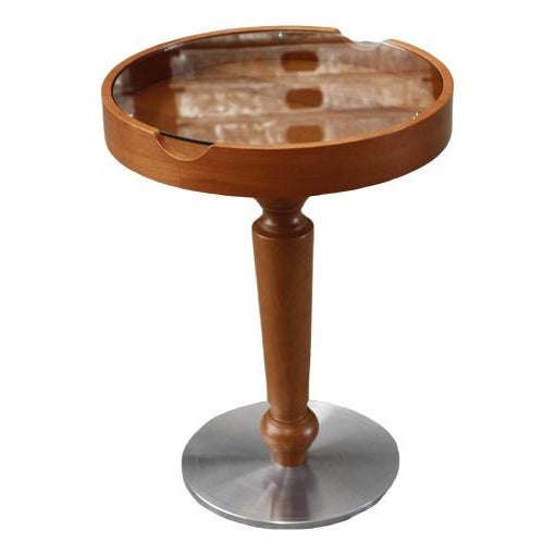 Vintage Side Table in Walnut For Sale - Image 13 of 13