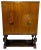 Mid-Century Swedish Wooden Cabinet, 1940s For Sale