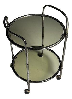 Faux Bamboo Serving Trolley, 1980s