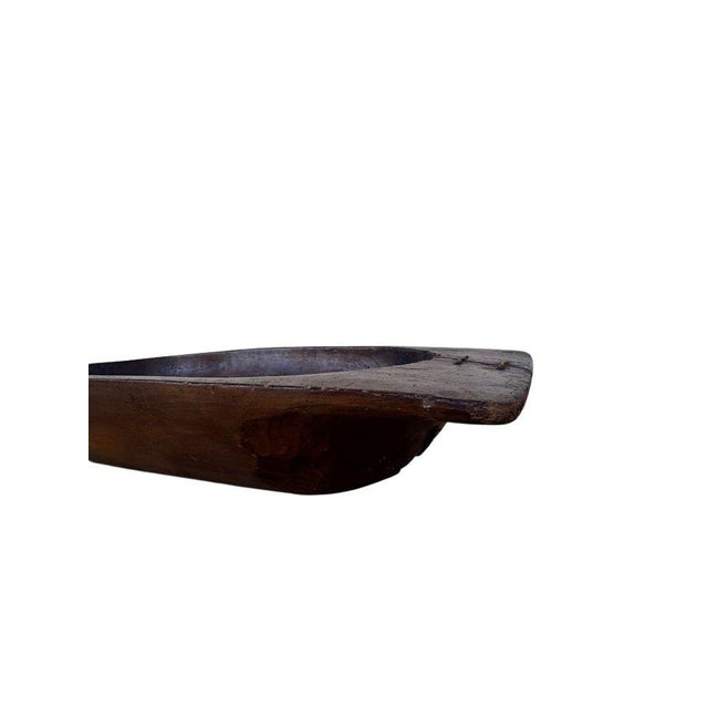 Early 20th Century Antique Large Wooden Dough Bowl or Trencher Bowl, C. Early 20th Century For Sale - Image 5 of 16