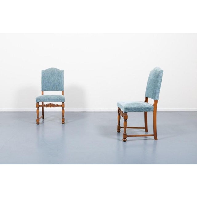 Provenance Oak Dining Table and Dining Chairs, 1950s, Set of 7 For Sale - Image 11 of 18