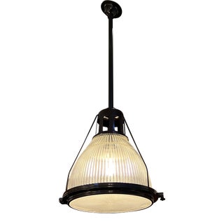 Urban Archaeology Single Prismatic Industrial Pendant For Sale