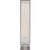 York 24" Single Box Sconce in Polished Nickel with Clear Ribbed Glass Designer: Barbara Barry Finish: Polished Nickel...