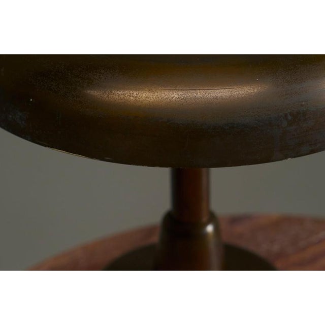 Vintage Italian Table Lamp in Patinated Brass, 1940s For Sale - Image 6 of 15