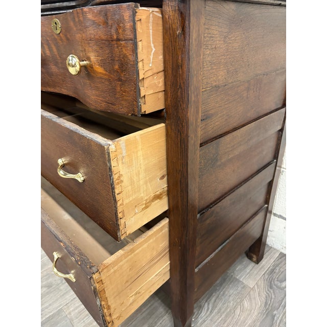 Antique 19th Century Victorian Eastlake Marble Top Dresser With Swivel Mirror For Sale - Image 10 of 14