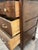 Antique Late Victorian Edwardian Serpentine Oak Dresser With Removable Mirror For Sale - Image 10 of 14