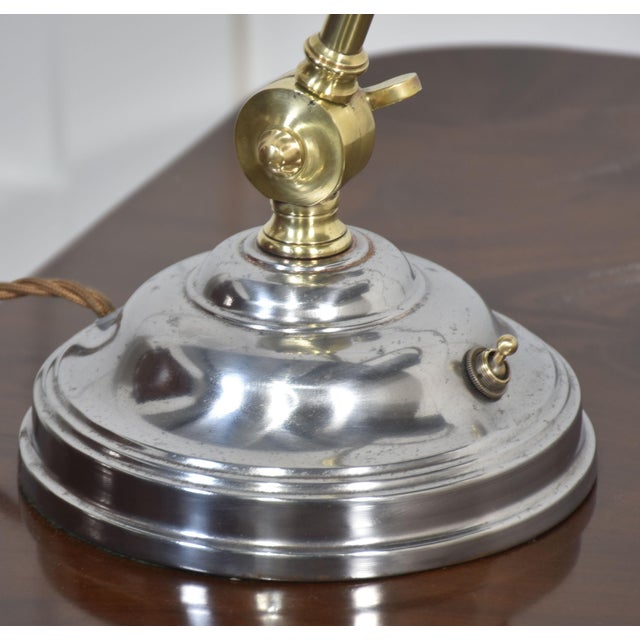 Adjustable Banker's Desk Lamp, 1920s For Sale - Image 3 of 8