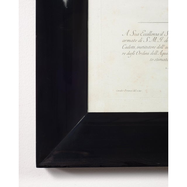 Black Pair of 18th Century Giovanni Battista Piranesi Framed Urn Engravings For Sale - Image 8 of 18