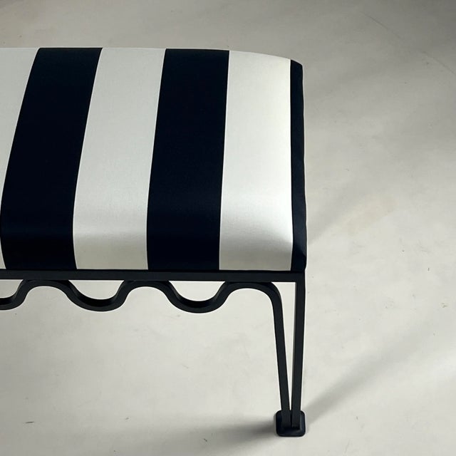 DESIGN FRERES Narrow 'Méandre' Bench by Design Frères For Sale - Image 4 of 8