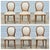 French 1990s Century Furniture Louis XVI Medallion Back Oak Dining Chairs for Reupholstery, Set of 6 For Sale - Image 3 of 12